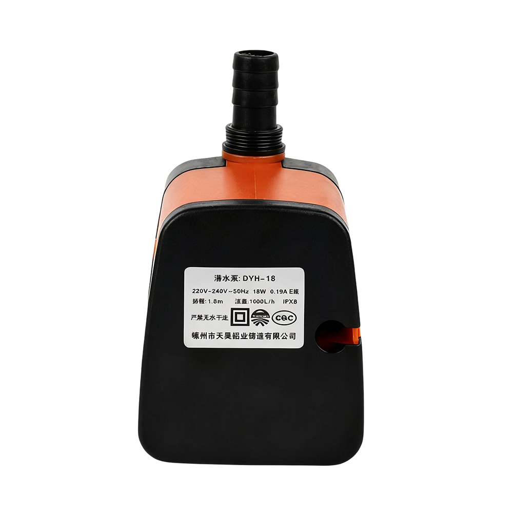 Ventola di raffreddamento/pompa dell'acqua DYH-18 da 18 W, resistente alle macchie e con potenza inclusa